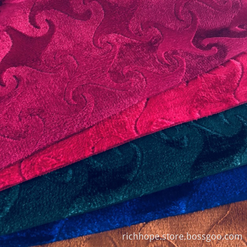 Hot Selling Günstige Crushed Velvet Polsterstoff